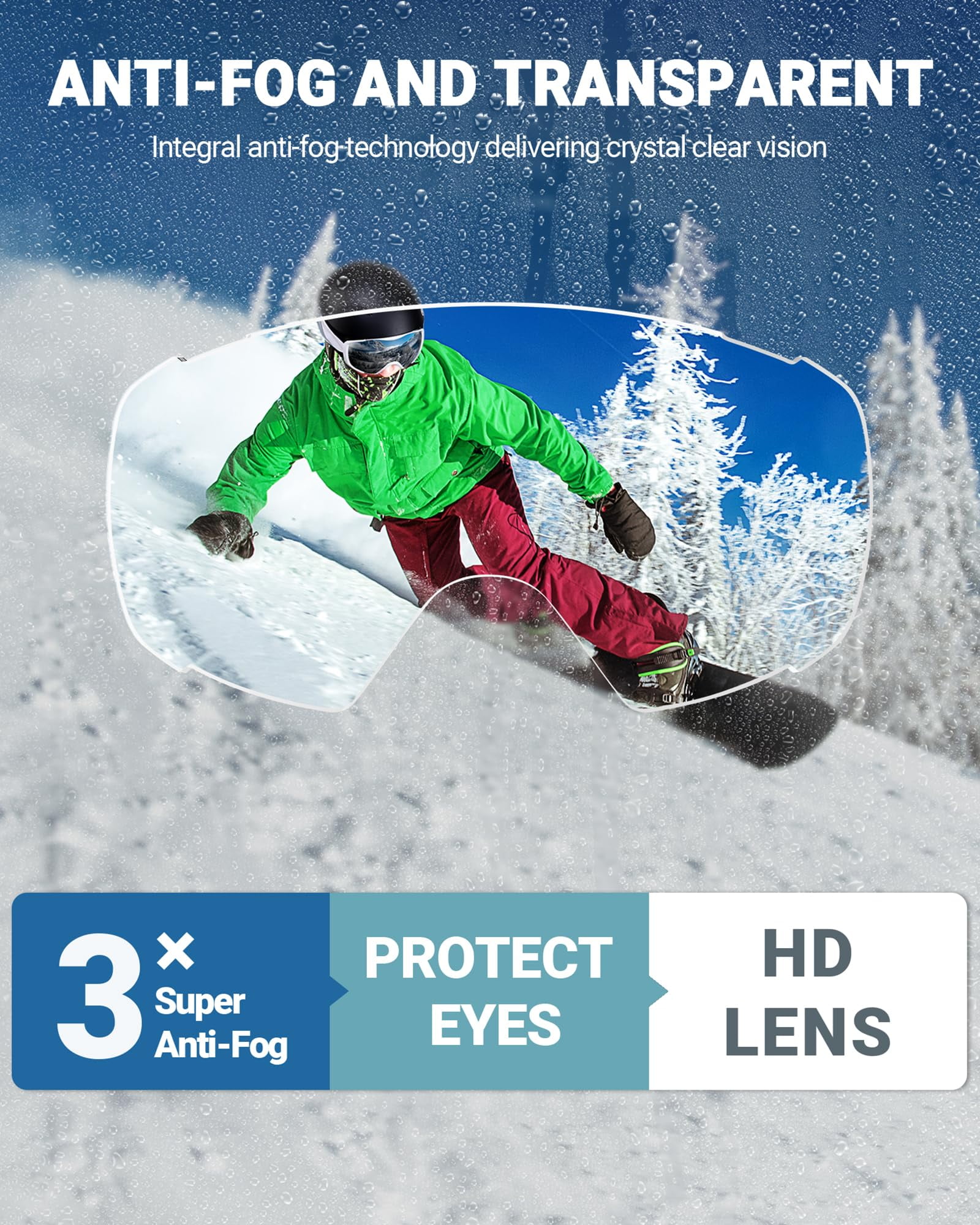 Best anti fog goggles snowboarding hotsell