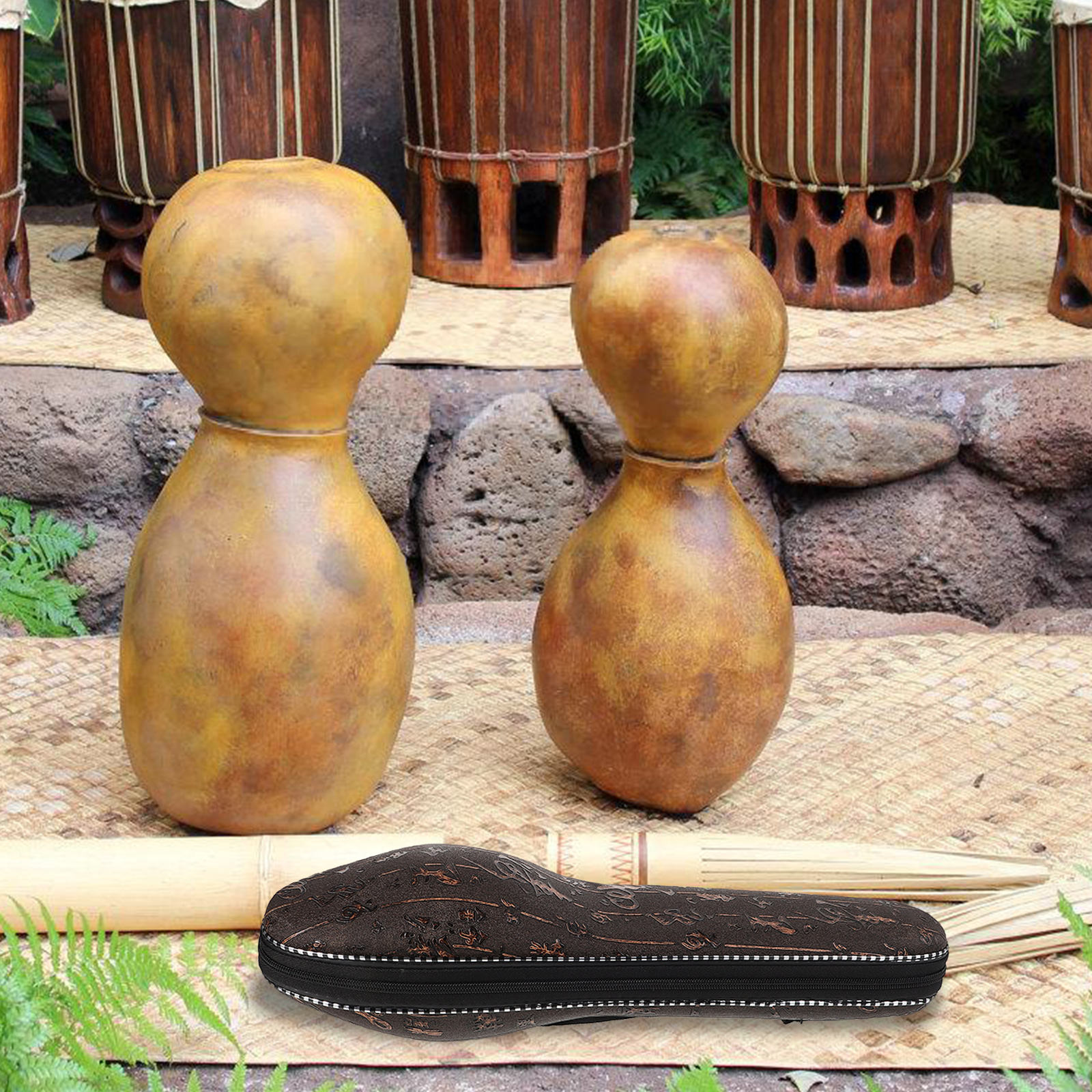 WRISTBIQUE Resin Cucurbit Flute Traditional Chinese Instrument with Clear Sound, Versatile and Easy to Play