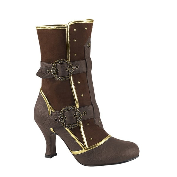 Lovaru - Women's Epic Pirate High Heel Short Boots - Walmart.com ...