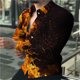 thumbnail image 1 of Tops de hombre de moda cuello de traje nuevo púrpura azul amarillo fresco calle camisa ropa de exterior ropa primavera verano material suave 6XL, 1 of 6