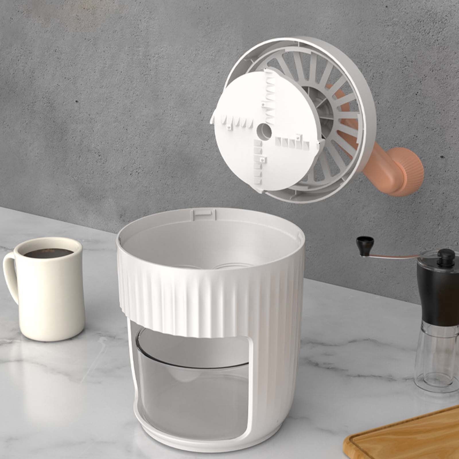 openpig Shaved Ice Machine Snow Cone Machine Manual, Portable Ice Crusher and Shaved Ice Machine, Manual Ice Shaver Hand Crank Ice Crusher