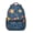 Black-107, variant on Retro Tropical Floral Bookbag - Ergonomic Breathable School Bag for College