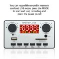 thumbnail image 2 of sweethay Amplifier Decoders Music Player Audio Recording Module Radio Car Digital Board Stereo Decoding Electronic Black Negro, 2 of 8