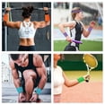 thumbnail image 4 of Sweatbands Set Headband Wristband Elastic Athletic Sweat Absorbing Sweatband, 4 of 4