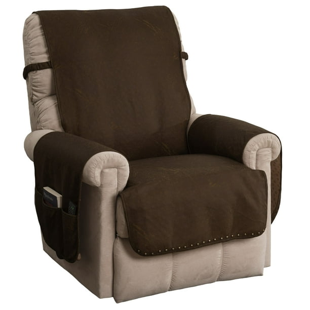 Innovative Textile Solutions 1-Piece Faux Leather Recliner ...