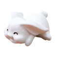 thumbnail image 2 of Dusknt Small Animal Statues, Tabletop Mini Decor – Resin Bunny Figurine Collection, Charming Dollhouse Accessories for Ofice Desk and Balcony Garden, 2 of 4