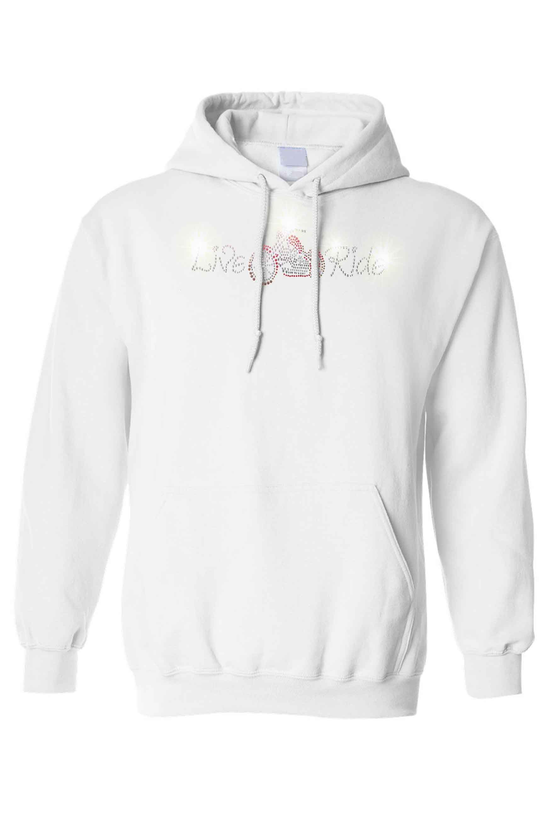 angel wing hoodies with rhinestones