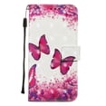 thumbnail image 2 of Allytech Galaxy S20+ 5G Wallet Case, Slim 3D PU Leather Folio Flip Stand Shockproof Full Protection Drop Proof Magnetic Cards Holder Wallet Case Cover for Samsung Galaxy S20 Plus, Rose Butterfly, 2 of 8