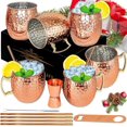 thumbnail image 1 of Moscow Mule - Juego de 6 tazas de acero inoxidable chapado en cobre, para bebidas frías, 1 of 4