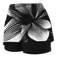 thumbnail image 3 of Ailaofu Womens Fashion Floral Skort High Waisted Athletic Skirt with Built In Shorts Casual Tennis Skirt for Women, 3 of 5