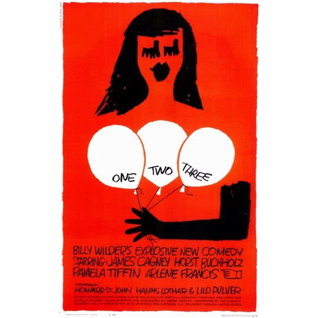 Pop Culture Graphics MOVAC1882 One Two Three Movie Poster, 11 x 17