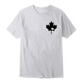 thumbnail image 3 of WEIYLL Ladies T Shirts Canada Maple Leaf Print Proud Statement White Tees Sizes S, 3 of 3