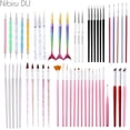 thumbnail image 2 of Nail Art Brush Set Gradient Line Painting Dotting Pen Kit Acrylic Handle Gel Polish Crystal Brushes Salon Nails Manicure Tools 13, 2 of 6