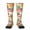 2 Black-2, variant on Succulent And Cactus print thigh-high socks, crafted for both men and women with a stretchy, high-opaque design perfect for daily wear