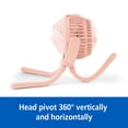 thumbnail image 4 of Mainstays 4" 3-speed Portable Rechargeable Fan, Flexible Tripod and Digital Display, Pink Blush, Model#FN1005NPB, 4 of 8