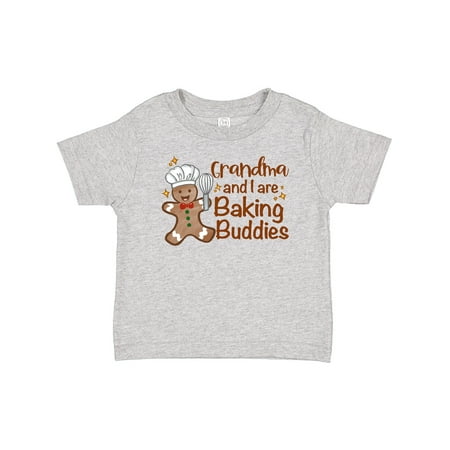 

Inktastic Grandma and I Are Baking Buddies Gift Baby Boy or Baby Girl T-Shirt