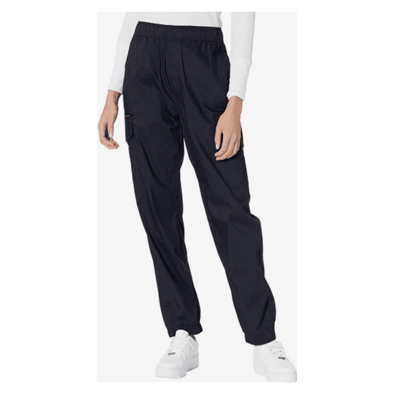 $79.50 Calvin Klein Men's Pull-on Cargo Joggers Cotton-Polyester Black XS