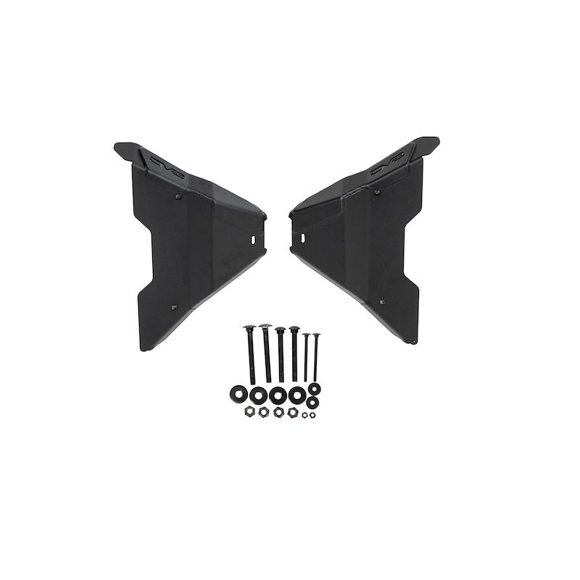 DV8 Offroad Skid Plate SPTT1-03 A-Arm; Powder Coated; Black; Steel; Set Of 2