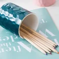 thumbnail image 2 of Ceramic Pen Holder Stand Cup Pencil Holder Organizer Makeup Brush Holders For..., 2 of 5