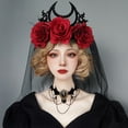 thumbnail image 4 of KAKOWELY Collier Col Roulé Halloween Collier Col Roulé Gothique Colliers Col Roulé Costumes Collier Col Roulé Bijoux 12.2"X4.53"X0.2", 4 of 5