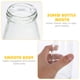 thumbnail image 5 of 4 piezas de contenedores de leche para jarras de leche de refrigerador botellas de leche de vidrio con tapas de 250 ml, 5 of 6
