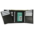 thumbnail image 5 of Men's Leather Trifold Wallet Removable Flip Up ID Window P 1455, 5 of 7