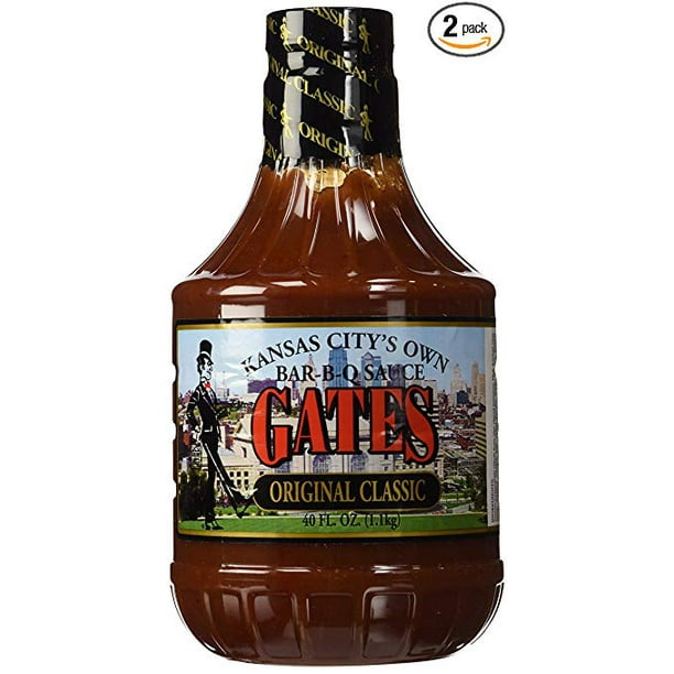 Gates BarBQ Sauce Original Classic 40 Oz. Bottle (2 Pack)