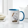 thumbnail image 6 of CafePress - White Pelican Mug - 11 oz Ceramic Mug - Novelty Coffee Tea Cup, 6 of 6