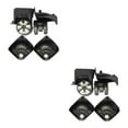 thumbnail image 2 of crativent Roulettes Pivotantes Robustes 2 Pcs pour Bagage et Valise avec Rouleau de Voyage à Roulement Fluide A78 Noir 5,3 cm 2 Ensembles, 2 of 6
