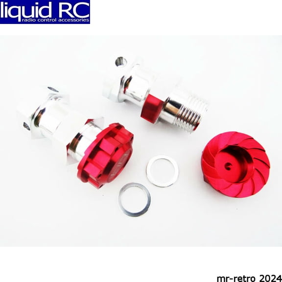 Hot Racing DBL10W02 Aluminum Wheels Hex Extensions - Losi 5ive-T WRC DBXL