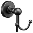 thumbnail image 2 of Ico Bath V68226 Ember Double Robe Hook - Nickel, 2 of 2