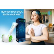 Tilcare Food-grade Materials Adjustable Resistance Respiratory Tool Kegel Exerciser, White, Green