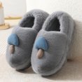 thumbnail image 3 of Nuevos zapatos de algodón para niños en invierno, otoño e invierno, suelas gruesas, lindas parejas de hongos, zapatos de algodón peludos para el hogar engrosados para padres e hijos, 3 of 5