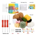 thumbnail image 2 of YOPTOP Beginners Crochet Kit  3 Pack Cute Small Animals Kit for Beginers and Experts  All in One Crochet Knitting Kit  Step-by-Step Instructions Video  Crochet Starter Kit for Beginner DIY, 2 of 7