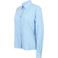 thumbnail image 3 of Henbury- Camisa de trabajo de manga larga transpirable antibacterias para mujer (Azul claro), 3 of 5