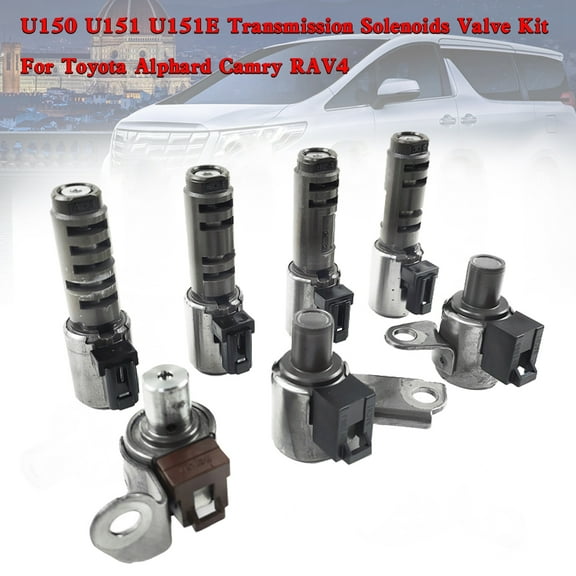 Restored U150 U151 U151E Transmission Solenoids Valve Kit For Toyota Alphard Camry RAV4 (Refurbished)