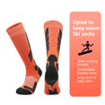 thumbnail image 3 of 3 pares de calcetines de esquí de lana para mujeres, 19 x 34 cm de calor y calcetines gruesos para rodillas, adecuados para invierno, clima frío, nieve, snowboard, caza, senderismo 6, 3 of 5