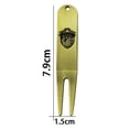 thumbnail image 1 of Sonducket Golf Green Forks Herramienta de reparación de chuletas de golf de aleación de zinc con marcador de pelota de golf extraíble Accesorios de golf Golf Sonducket OD008591-00, 1 of 6