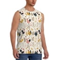 thumbnail image 2 of Kdxio Cartoon Chickens for Men's Muscle T-shirt,Sleeveless for Workout Running Athletic Gym Lounge Casual, 2 of 7