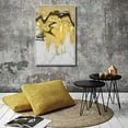 thumbnail image 2 of wall26 Framed Canvas Wall Art for Living Room, Bedroom Gold Palette Abstract Painting IX Canvas Prints for Home Decoration Ready to Hang - 24x36 inches, 2 of 4