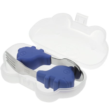 

1 Set of Portable Baby Spoons Adorable Toddler Spoon Training Feeding Tableware for Baby