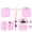 pink, variant on Storage Bag for Takara Tomy punyrunzu Electronic Pets Game Console, Dustproof Shockproof Portable PU Carrying Case with Wrist Strap
