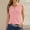 Pink tank tops, variant on Wycnly Tank Top for Women Summer Tops Breathable Comfy Henley Shirts Slim Button up Tunic Fashion Solid Sleeveless Tee Shirts Ladies Sleeveless Shirt