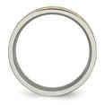 thumbnail image 2 of Titanium 8mm Yellow Checkered Ring Wedding Fancy, 2 of 10