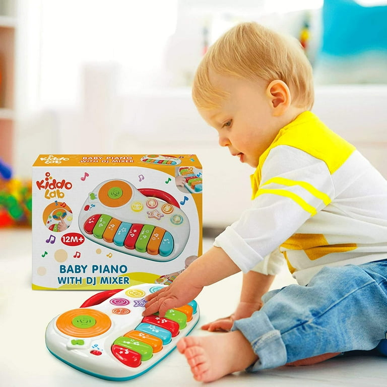 KiddoLab Baby Piano with DJ Mixer: Musical Toy for Toddlers 12