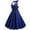 A002-Dark Blue, variant on SAATLERI Women's 1950s Vintage Audrey Hepburn Style Cocktail Swing Dresses Summer Vintage Sleeveless Dress Festival Party Halter Neck Dress