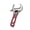 5 inches, variant on Misright Ergonomic Short Handle Adjustable Spanner Wide Jaw Design Alloy Steel Crafted