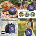 thumbnail image 6 of Yspwyqan Astronaut Capybara Kids Backpack Set for Boys Girls, 4 Piece with Lunch Box Water Bottle Bag, Galaxy 17 Inch Lightweight Laptop Backpack for Elementary, 6 of 7
