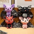 thumbnail image 3 of Emotional Support Demon Plush, 6.3 In Cut Kawaii The Click Plush Pink Silk Gift, Adorable Soft Stuffed Animal Pillow Doll (devil), 3 of 5