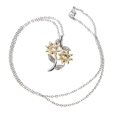 thumbnail image 3 of Elegant Rhinestone Flower Pendant Necklace for Women – Minimalist Jewelry for Mother's Day, Birthdays, Anniversaries, and Valentine's Day, 3 of 3